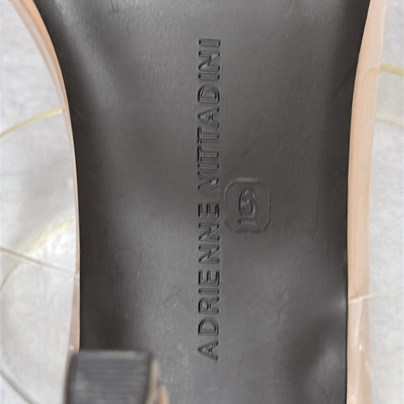 Adrienne Vittadini Nude Bow Slide Sandals 6 - Picture 11 of 11